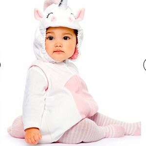 Carters Adorable Unicorn Baby Costume, Halloween, 2 pc, size 24 months